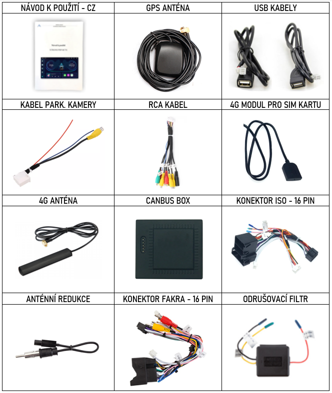 CZ Příslušenství pro autorádio Xtrons IA92MTVLS - evtech.cz